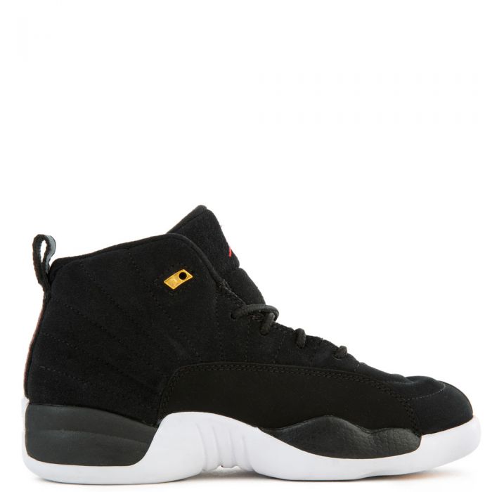 (PS) Air Jordan 12 Retro Black/Black-White-Taxi