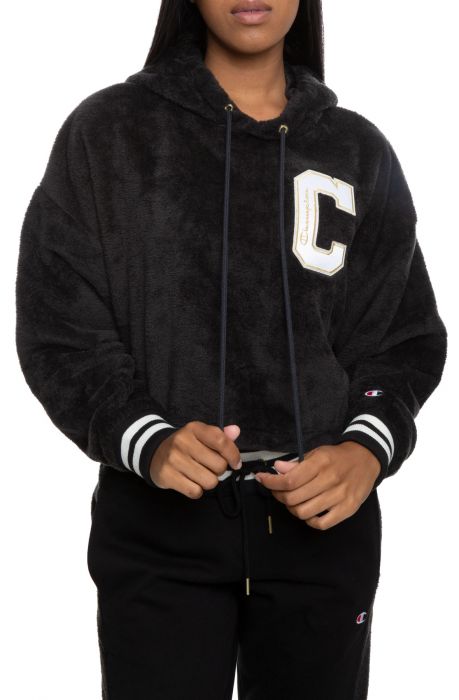 CHAMPION Super Fleece Faux Fur Cropped 