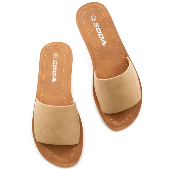 Efron-S-Flat Sandals Natural