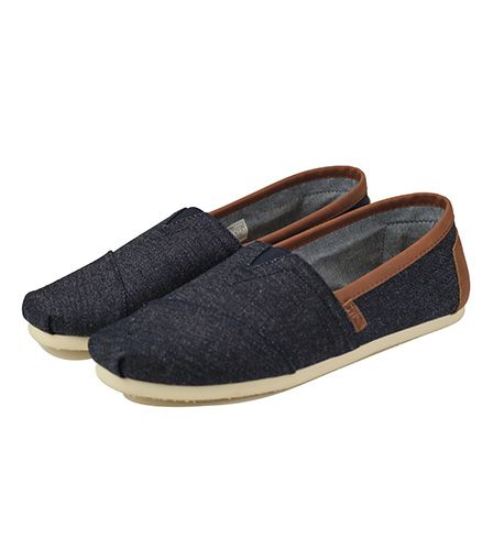 TOMS Toms for Men: Classic Dark Denim with Synthetic Leather  display picture 3