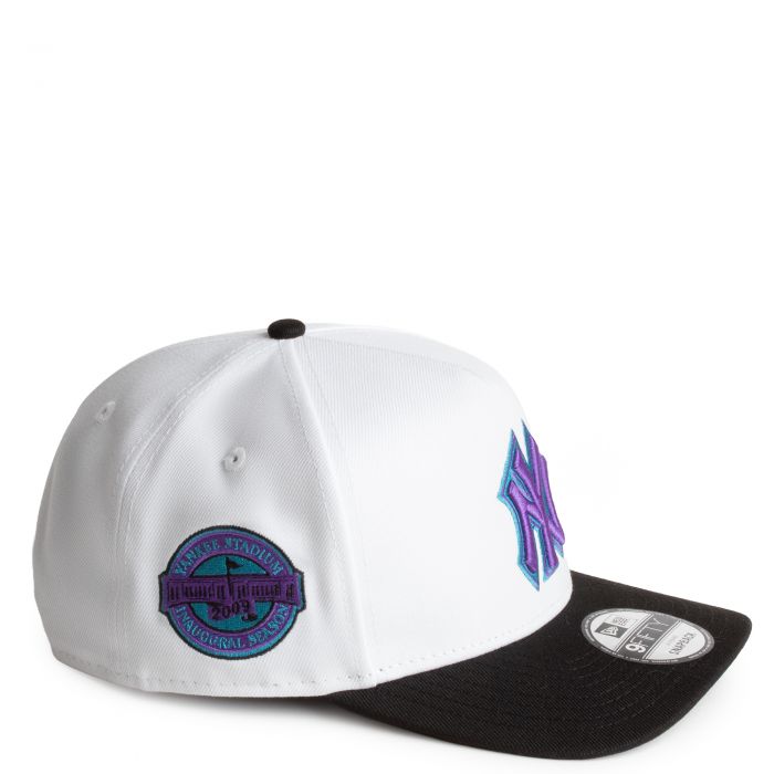 MLB New York Yankees 9FIFTY A-Frame Snapback   White/Grape