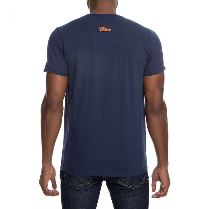 Men's Houston Tee navy/orng