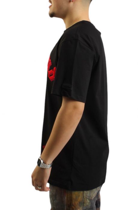 NBA PORTLAND BLAZERS OLD ENGLISH T-SHIRT  Black