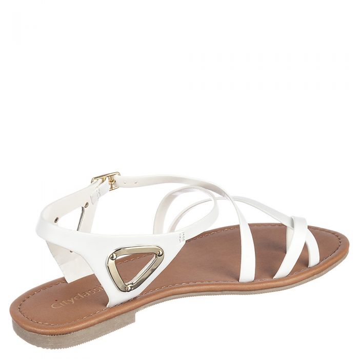 Valine-S Slingback Sandal White
