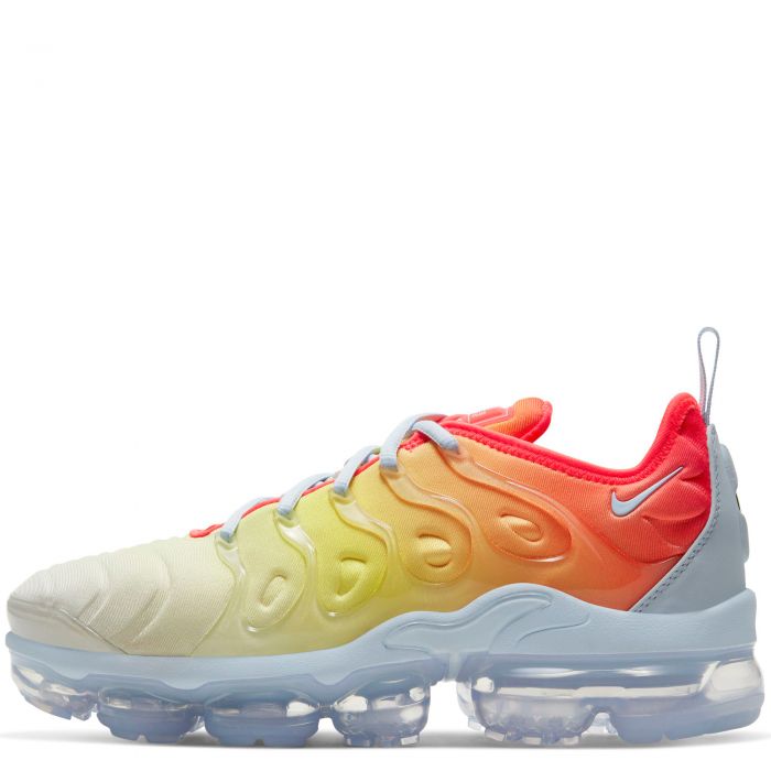 vapormax plus blue and orange