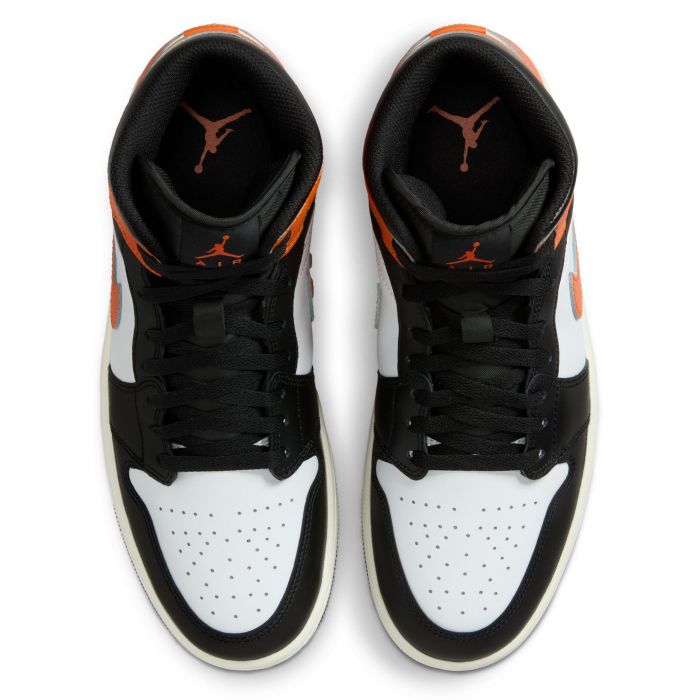 Air Jordan 1 Mid Starfish/Black-White-Sail