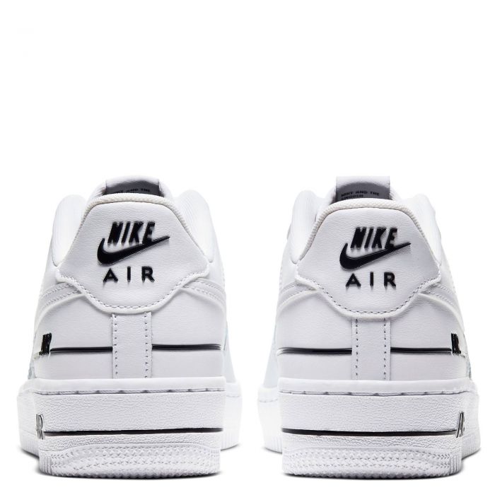 (GS) Air Force 1 LV8 3 White/White-Black