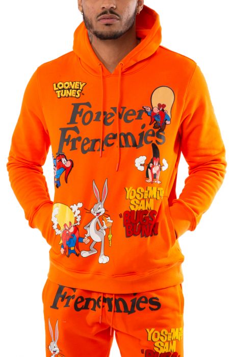 Frenemies Pullover Hoodie Orange