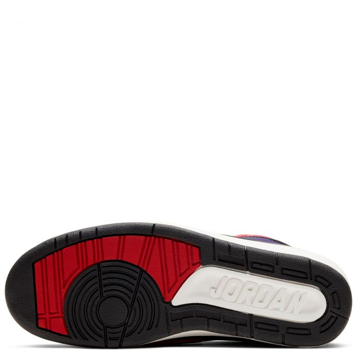 Women's Air Jordan 2 Retro Action Red/Black-Cosmic Purple
