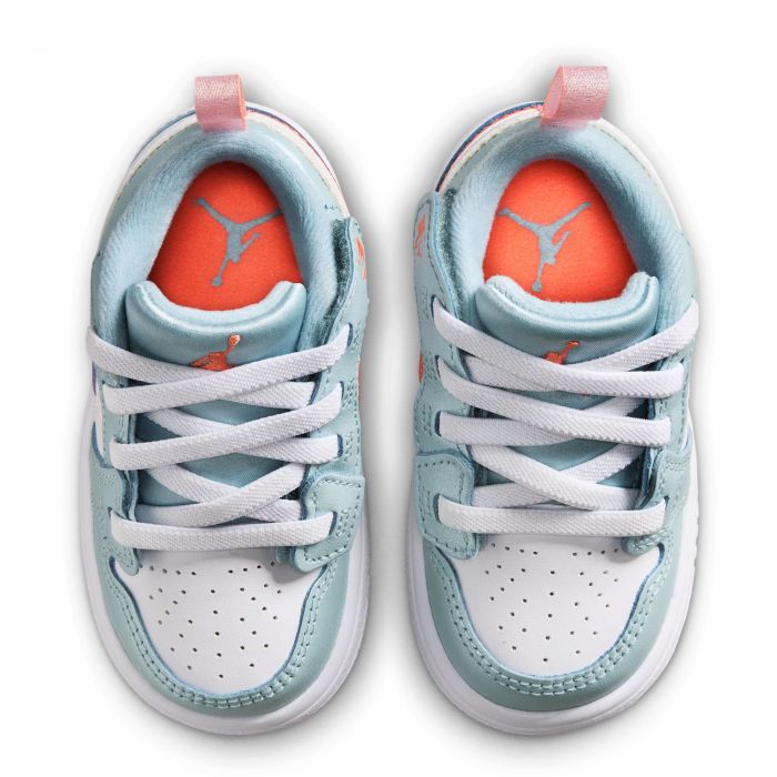 Toddler Jordan 1 Low ALT Ocean Bliss/Atomic Pink-White