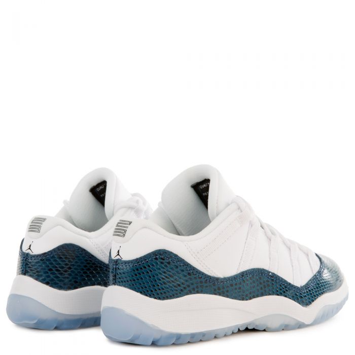 (PS) AIR JORDAN 11 RETRO LOW WHITE/BLACK-NAVY