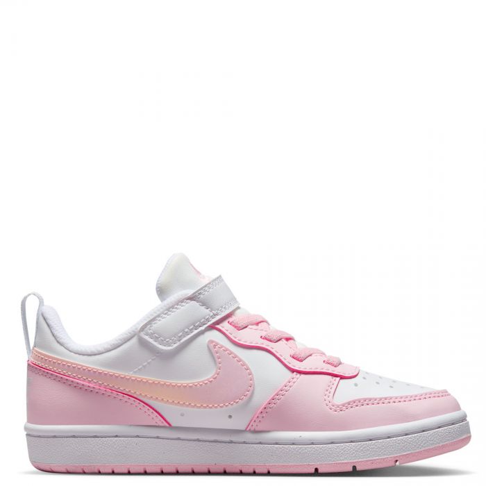 Pre-School Court Borough Low Recraft White/Pink Foam