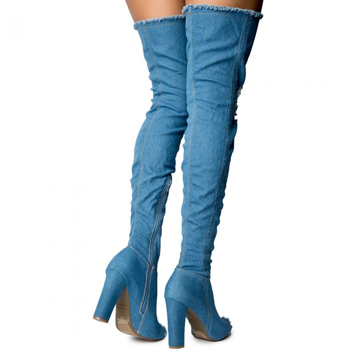 Women's Limelight-60S Over The Knee Boot Blue