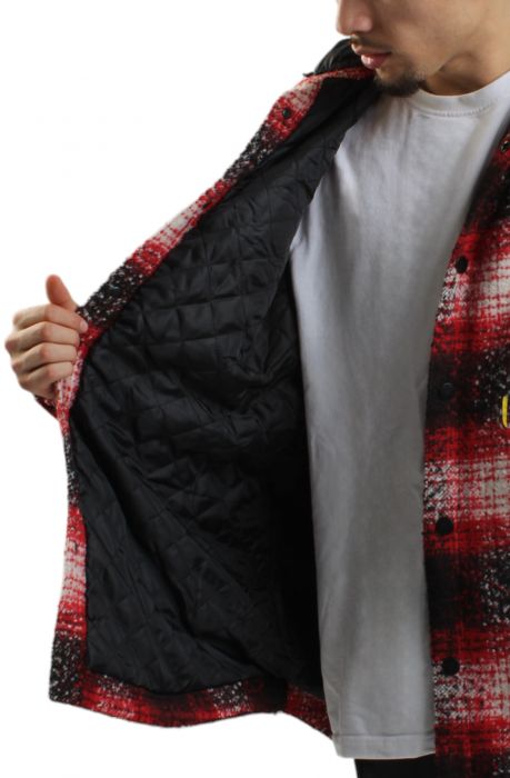 Mackay Hooded Flannel Red