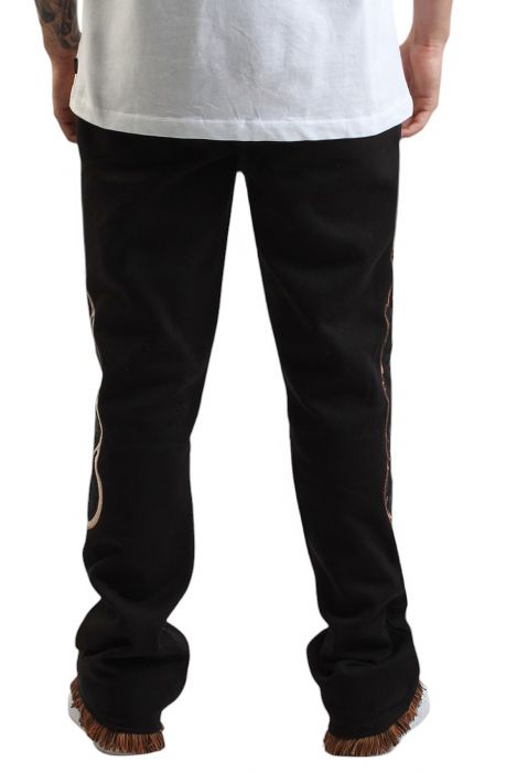Flame Thrower Fleece Sweatpant Black
