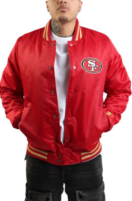 NFL San Francisco 49ers Varsity Jacket  Red/Gold