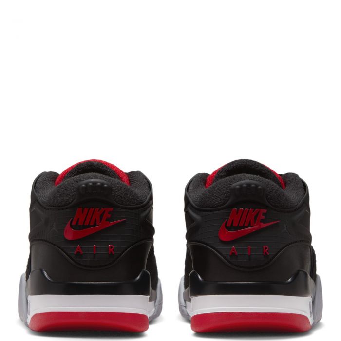 Grade-School Air Jordan 4 RM Black/Varsity Red-Wolf Grey-White