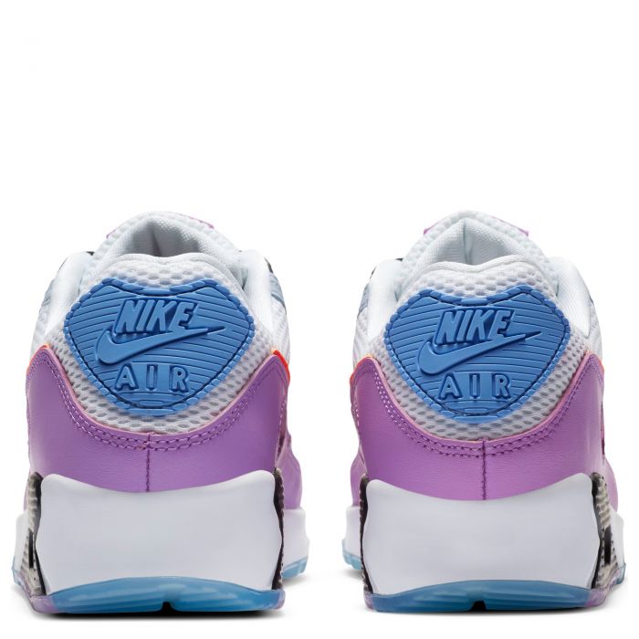Women's Air Max 90 White/Hyper Crimson-Violet Star