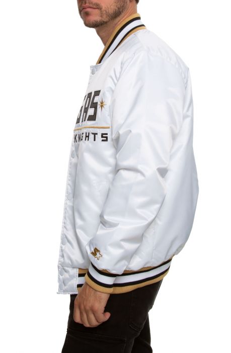 Vegas Golden Knights Jacket  White/Black/Gold
