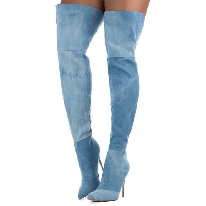 Women's Yachel-3S High Heel Boot ICE DENIM