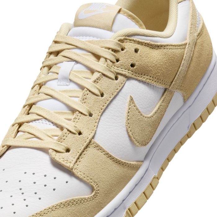 Nike Dunk Low Retro SE Men\'s 11 White Gold Suede Extra Laces FQ8249-102 Nike Dunk Low Retro SE  main image 4