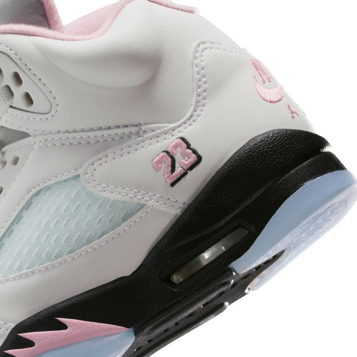 Grade-School Air Jordan 5 Retro 'Medium Soft Pink' White/Med Soft Pink-Black