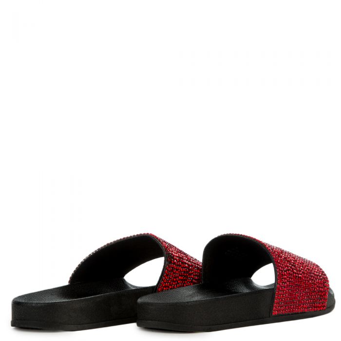 Cape Robbin Moira-67 Women's Red Slides Red