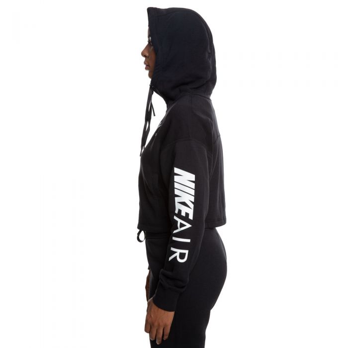 NIKE AIR FULL-ZIP HOODIE BLACK/WHITE