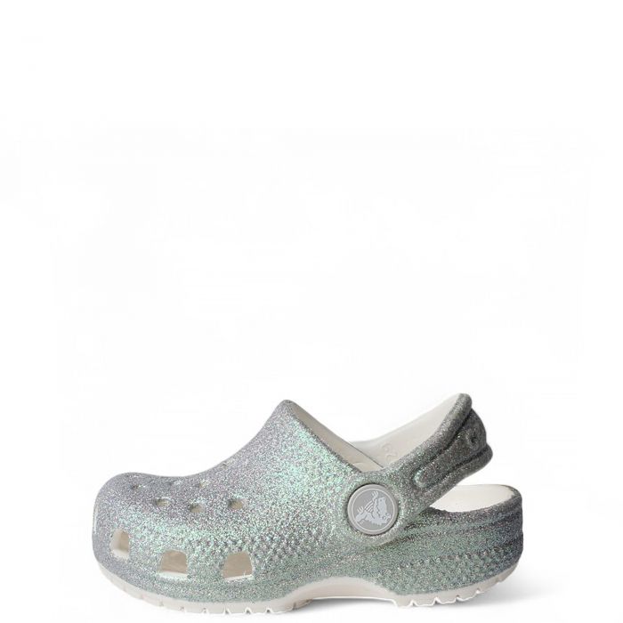 CROCS Toddler Glitter Clog 210985-100 - Shiekh