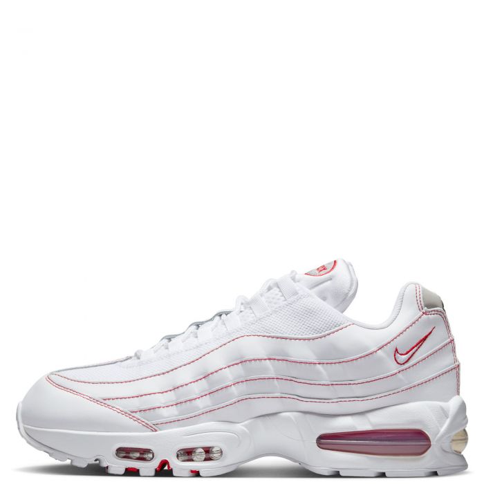 Air Max 95 OG White/White-University Red-Wolf Grey