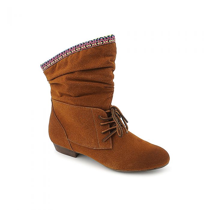Low-Heel Boot Picnic-03 Chestnut Chestnut