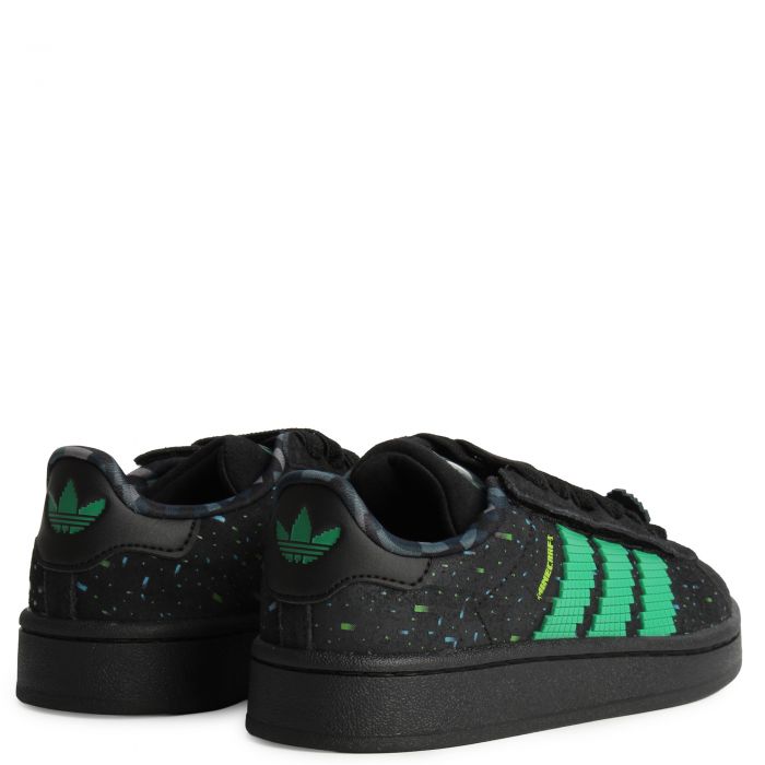  Pre-School Minecraft Campus 00s Comfort Closure Elastic Lace Core Black / Semi Court Green / Semi Solar Green