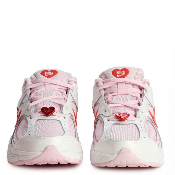 Grade-School V5 RNR Summit White/Lt Crimson-Pink Foam