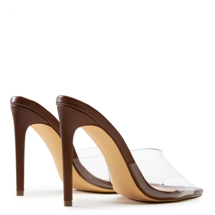 Laurent-3 Pointy Toe Heels Brown