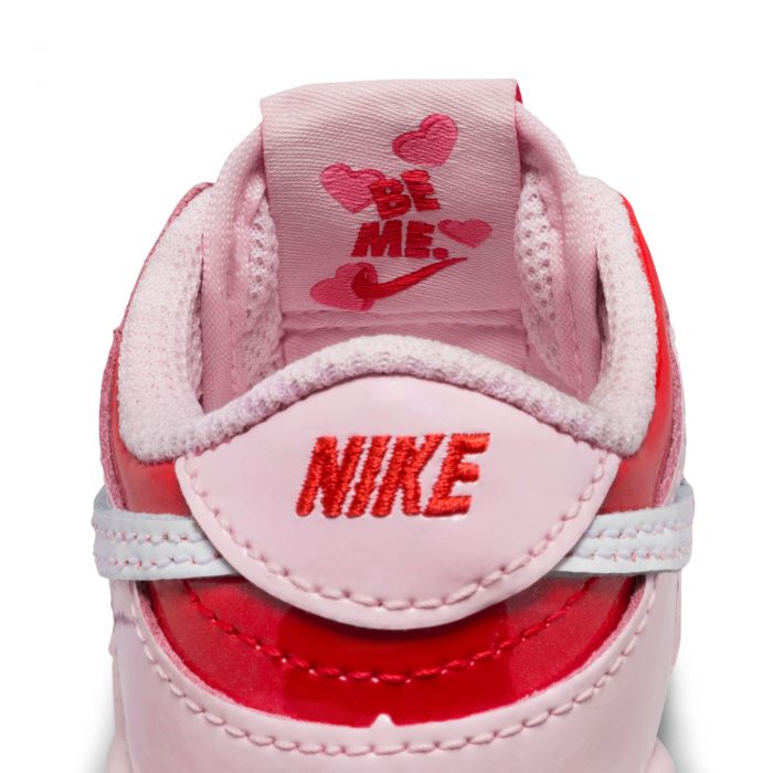 Toddler Nike Dunk Low Pink Foam/Summit White-Lt Crimson