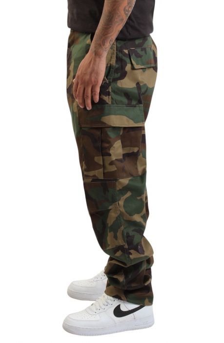 Camo Tactical BDU Pants Woodland Camo