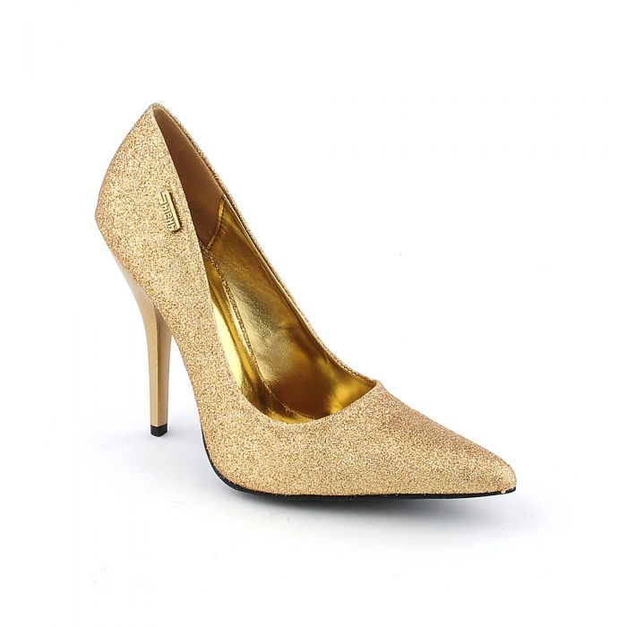 Women's High Heel Pump Mellina Gold Glitter