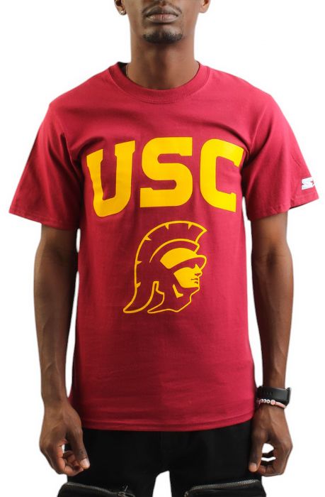 USC Trojan Tee Mar/Y/W MAROON/YELLOW/WHITE