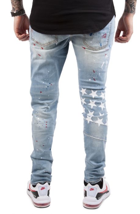 Benjamin Cargo Jeans Light Blue Denim