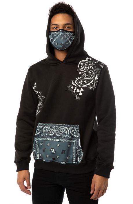 blue bandana hoodie