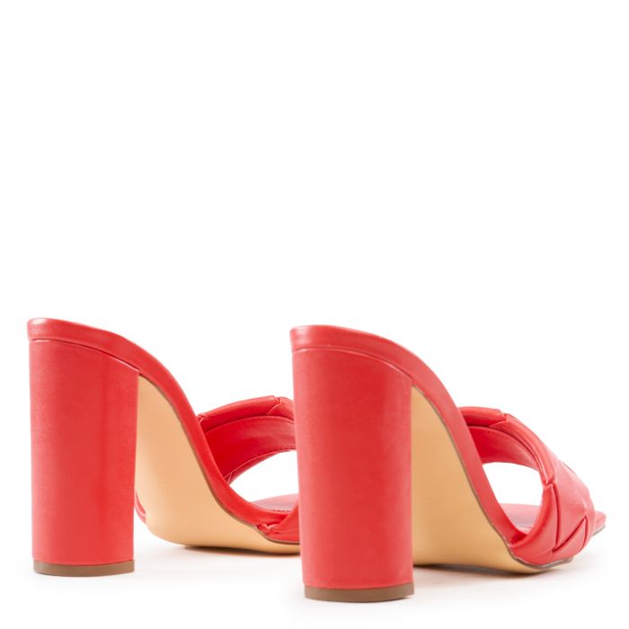 Mable-1 High Heel Sandals Red