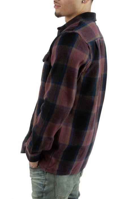 Oversized Heavyhitter Flannel Button Down Catawba Purple