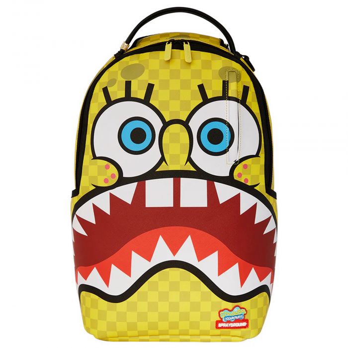 SpongeBob CheckerBob DLXSV Backpack Yellow
