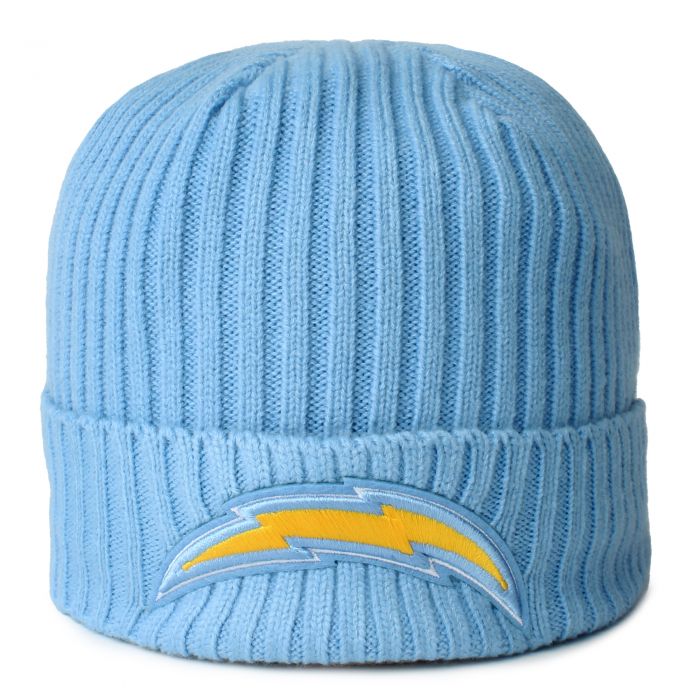 Los Angeles Chargers Script Beanie  University Blue