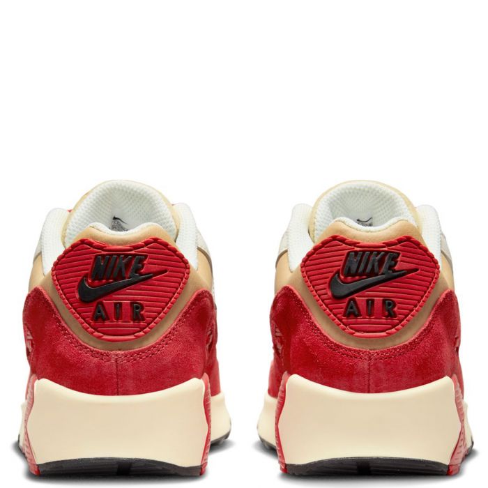 (GS) Air Max 90 LTR Sesame/Black-Red Clay-Sail