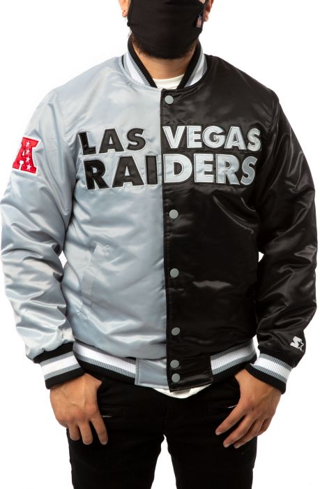 las vegas raiders jacket mens