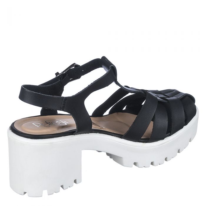 REFRESH CLUB-01 Women's Slip-On Chunky Heel Ankle Boots - Wine/Black, Size 7.5 - View #10