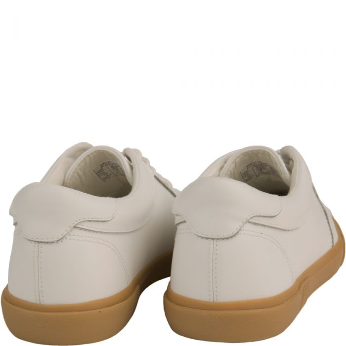 T.U.K White Leather No-Ring VLK Sneakers White