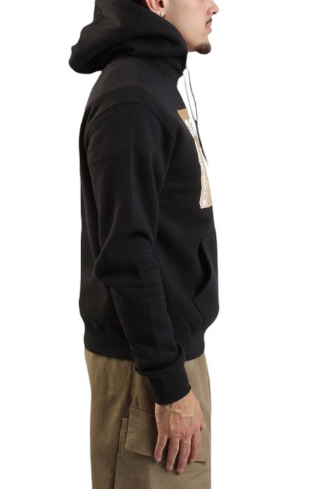 Paisley Hoodie Black