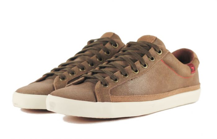 Seven for All Mankind Calvin Dark Brown Suede Sneaker BROWN